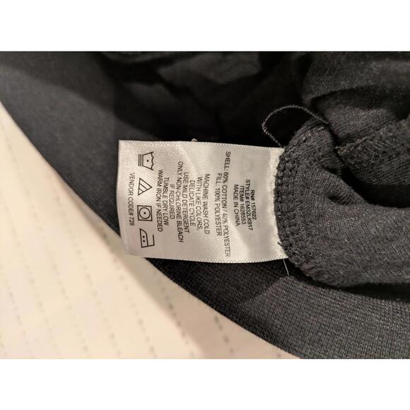 Eddie Bauer Quilted Snap Pullover Gray Mock Neck Sweatshirt Mens Medium - Picture 8 of 8